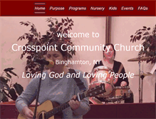 Tablet Screenshot of crosspointbinghamton.com